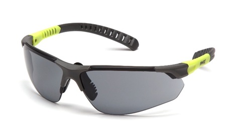 TITAN SAFETY GLASSES - GREY TMPL/GREY LENS